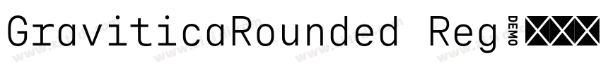 GraviticaRounded Reg字体转换